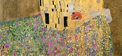 Der Kuss, 1907-08 (Detail) von Gustav Klimt